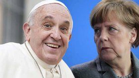 Papež svými slovy naštval Angelu Merkelovou.