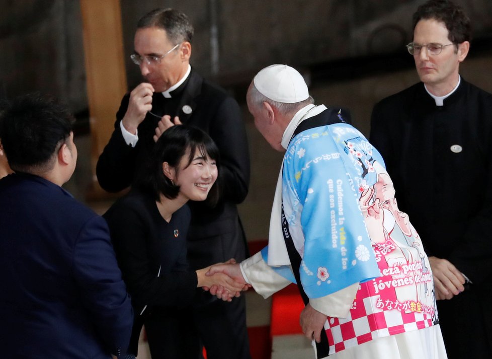 Papež František navštívil Japonsko, dočkal se vřelého přijetí (listopad 2019).