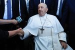 Papež František po propuštění z nemocnice (16.6.2023)