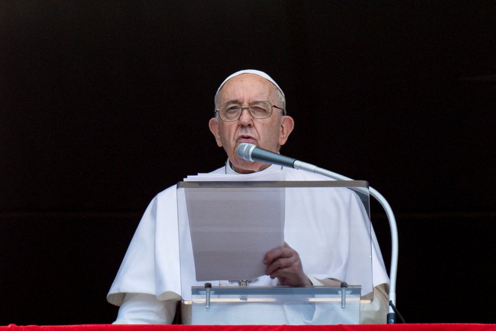 Papež František při svém pravidelném projevu (7. 8. 2022)