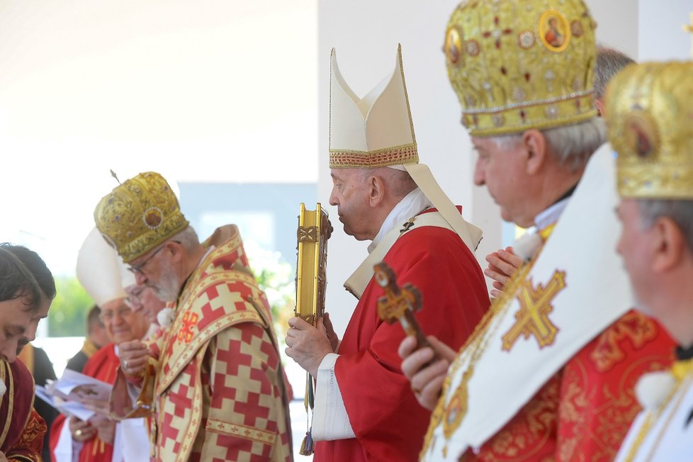 Papeže Františka v Prešově přivítaly tisíce lidí (14. 9. 2021)