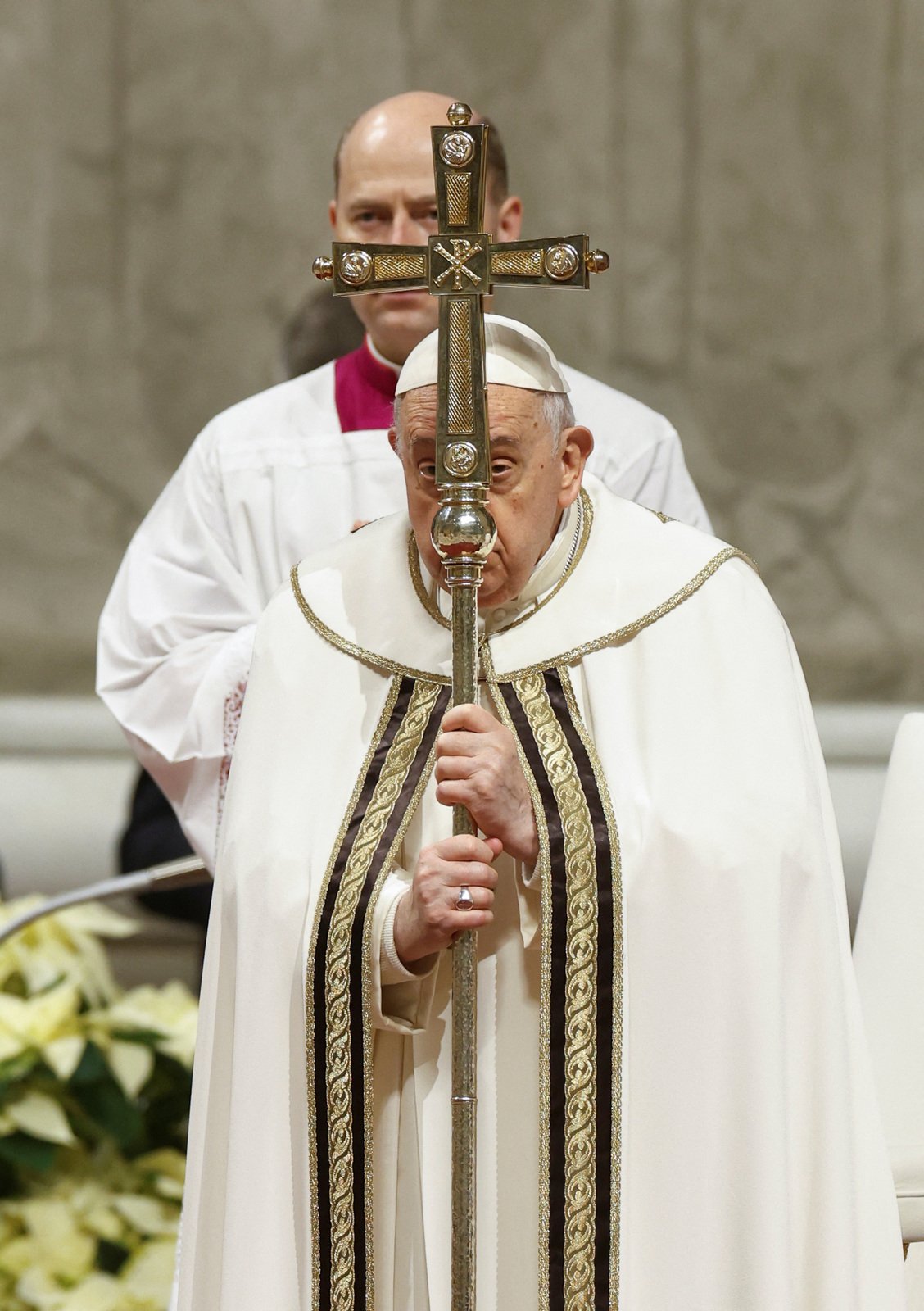 Papež František na Vánoce během 24. a 25. prosince 2023