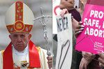 Papež František vystoupil proti potratům.