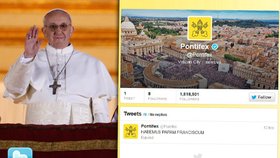 Papež František ihned po svém zvolení zatweetoval
