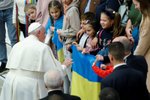 Papež František při generální audienci hovořil o Ukrajině (22. 2. 2023).