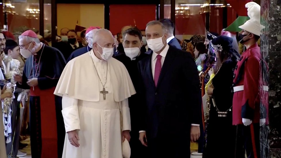 Papež František na návštěvě Iráku (5.3.2021)