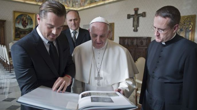 Leonardo diCaprio a Papež František I. diskutovali o ekologii
