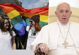 Papež František si myslí, že by církev měla požádat homosexuály o odpuštění