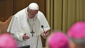 Papež František ve čtvrtek ve Vatikánu zahájil summit představitelů katolické církve o ochraně mladistvých a nezletilých v církvi (21.2.2019)