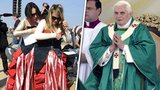 Papež v Brně: Protestovaly proti němu lesbičky!