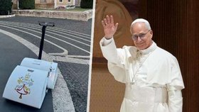 Česká firma darovala papeži tichou sekačku