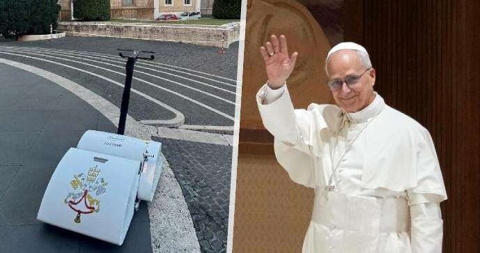 Česká firma darovala papeži tichou sekačku