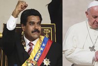„Nectil jste dohody,“ píše papež Madurovi. A varuje před krvavými střety
