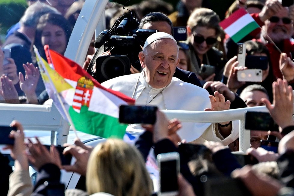 Papež František v Maďarsku (30. 4. 2023)