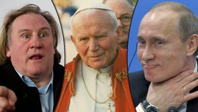 Podle Gérarda Depardieu je Putin jako papež Jan Pavel II.