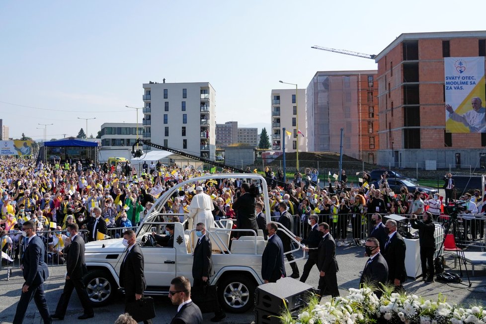 Papež František na návštěvě Slovenska (14. 9. 2021)