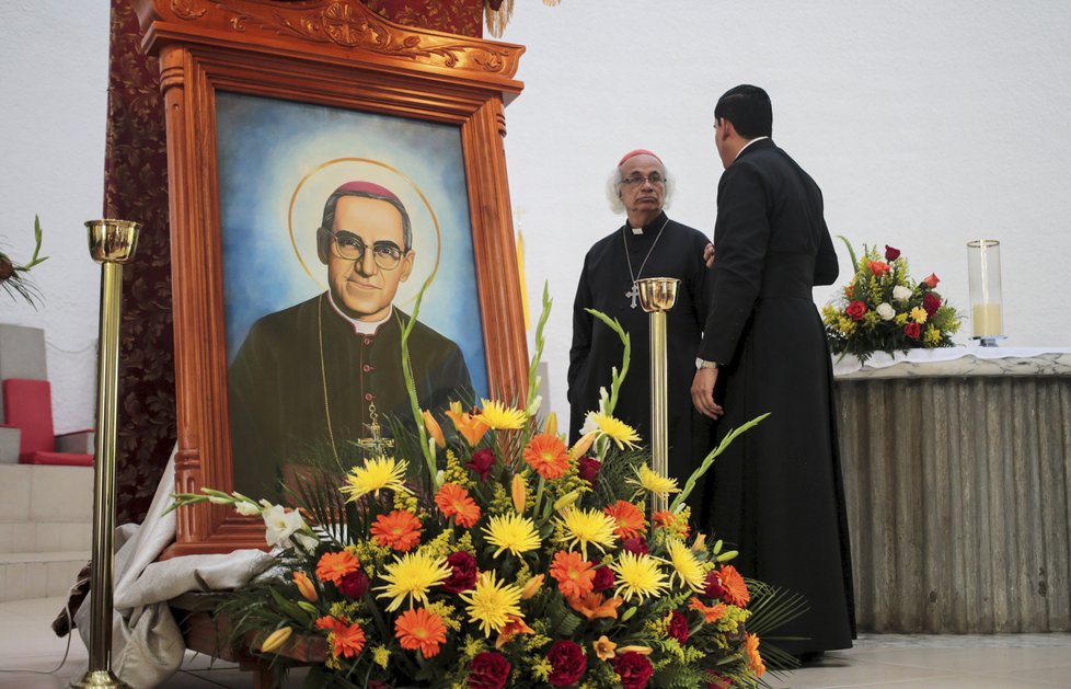 Za arcibiskupa Romera se modlili i katolíci v Nikarague.