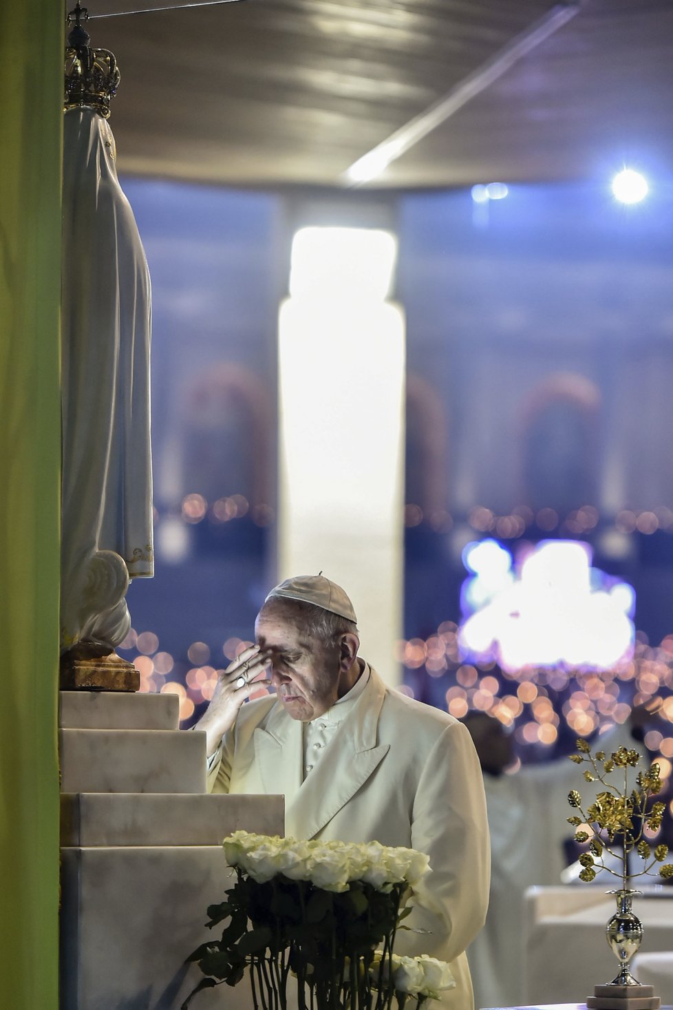 Papež během návštěvy v Portugalsku