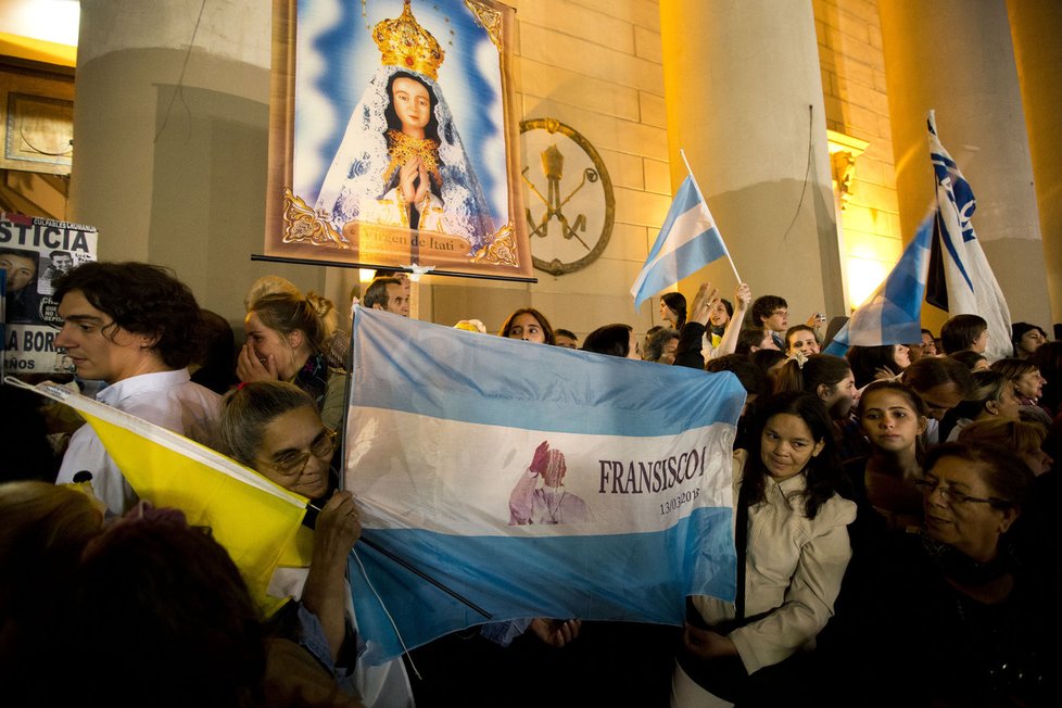 Radost v Argentině: Jejich kardinála zvolili papežem