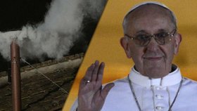 Novým papežem je argentinský kardinál Jorge Mario Bergoglio, bílý kouř zvolení oznámil v 19:07