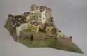 Papírový model hradu Buchlov zaslaný do soutěže Papírový pohár