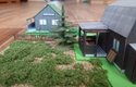 Papírový model chatové osady zaslaný do soutěže Papírový pohár