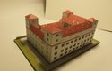 Papírový model zámku Bučovice zaslaný do soutěže Papírový pohár