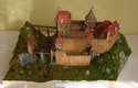 Papírový model hradu Točník zaslaný do soutěže Papírový pohár 