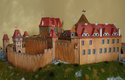 Papírový model hradu Točník zaslaný do soutěže Papírový pohár 