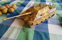 Papírový model stíhacího tanku Jagdpanther v měřítku 1 : 35 přihlásil do soutěže Papírový pohár ABC Jiří Pištěk