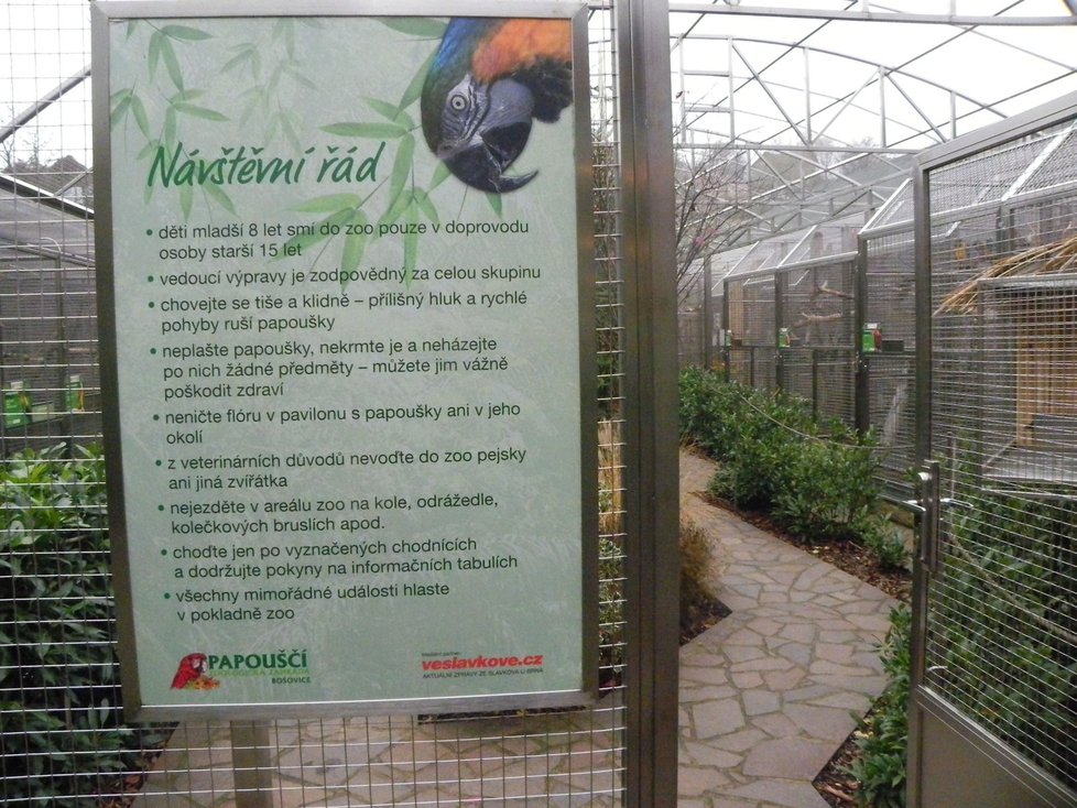 Račte vstoupit do jediné papouščí zoo v Česku i Evropě!