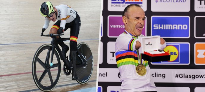 Španělský paracyklista Ricardo Ten Argiles vzal bizarní dar s úsměvem.