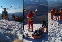 Paraglidista havaroval o skálu: Hasiči ho vytáhli z 80 metrů!