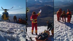 Paraglidista na Chomutovsku měl velké štěstí. Ze skály, kde uvízl, ho zachránili hasiči