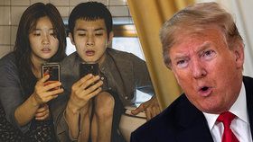 Trump se vztekal kvůli Oscarům; Nelíbí se mu, že cenu vyhrál film z Jižní Koreje