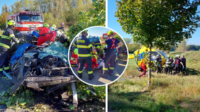 Na Pardubicku při nehodě osobního auta zemřel spolujezdec. (21. října 2023)