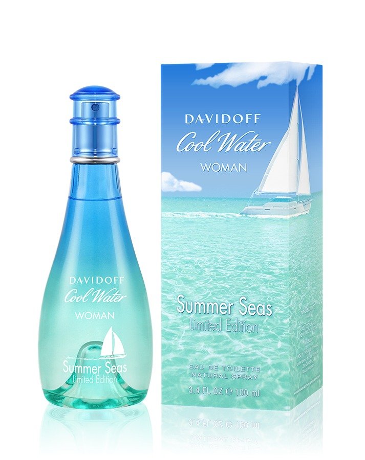 11.Jemná květinově – ovocná vůně s tóny melounu. Davidoff Cool Water Summer Seas, EdT 100 ml, 1350 Kč.