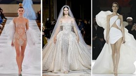 25 půvabných haute couture svatebek. Některé ale chtějí kuráž! Troufla byste si?