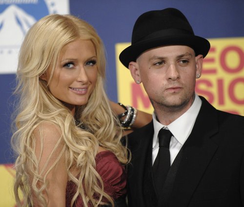 Paris Hilton a Benji Madden na MTV Movie Awards v Los Angeles v neděli 1. června