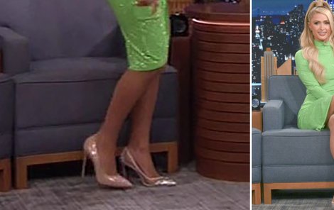 Přešlap Paris Hiltonové: Do televize přišla s každou botou jinou!