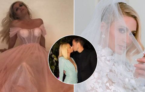 Nezdárná nevěsta Paris Hiltonová: Zakrytá jen květy! 