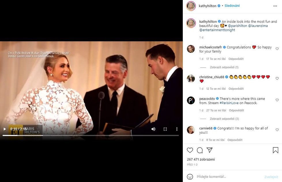 Pompézní a extravagantní veselka Paris Hilton