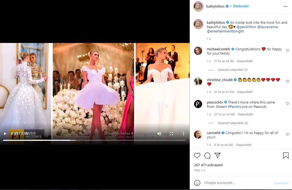 Pompézní a extravagantní veselka Paris Hilton