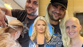 Dojemné FOTO hvězdy zpravodajství bojující s rakovinou: Už není blond! Manžel ji oholil