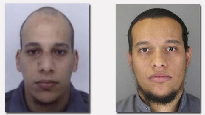 Udajní útočníci na redakci Charlie Hebdo