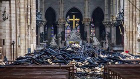 Fotografie ukazují reálný rozsah následků ničivého požáru v Notre-Dame.