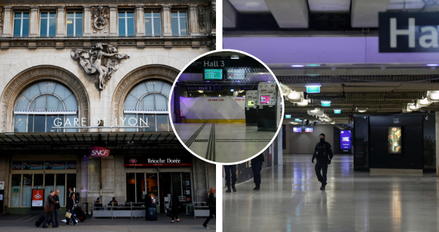 Hrůza na pařížském nádraží: Útočník pobodal tři lidi!