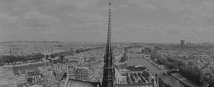 Středová věžička Notre-Dame, 1975