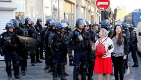 Na protestech žlutých vest policie znovu zatýkala. (21. 9. 2019)