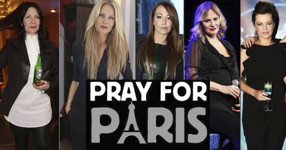 České celebrity vyjádřili soustrast s oběťmi pařížského teroristického útoku na sociálních sítí.